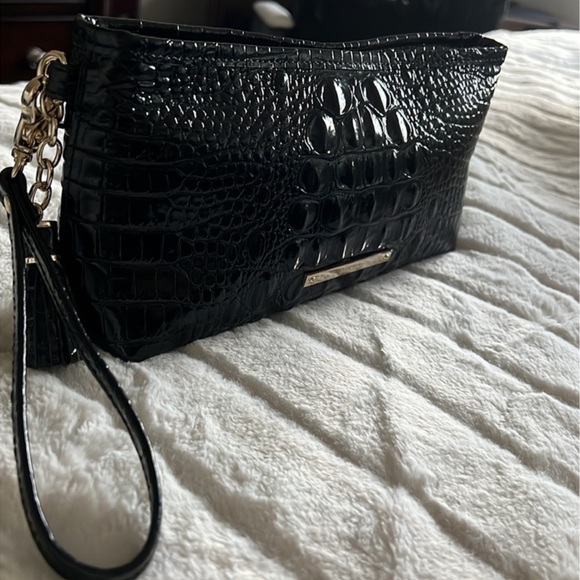 Black Brahmin bag clutch with matching wallet BNWT - Picture 3 of 3